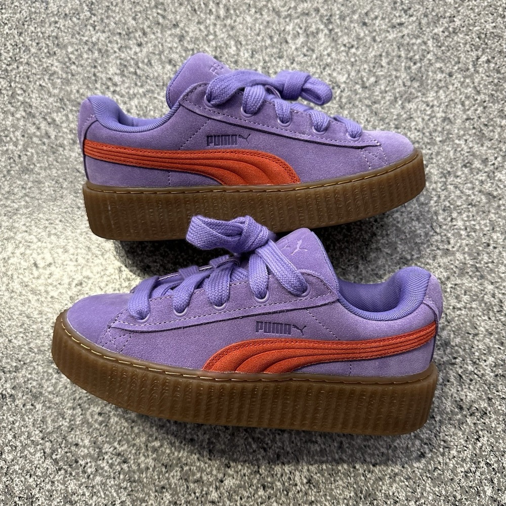Puma x Fenty Rihanna Creeper Phatty Shoes Sneakers Womens 8 399332-03 Purple